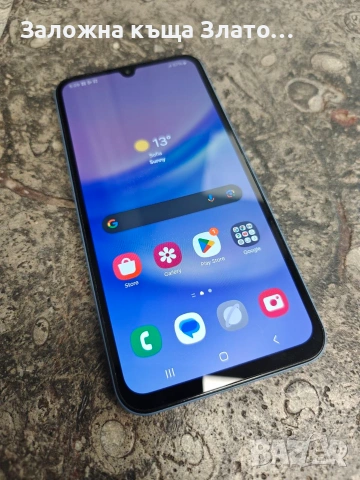 Samsung A-15 светлосин 128GB с протектор, снимка 4 - Samsung - 55177153
