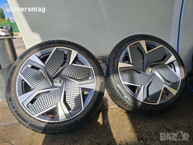 Оригинални джанти и гуми 5x112 8.5/9J 57.1мм от Skoda Enyaq VRS Coupe, снимка 3 - Гуми и джанти - 54569703