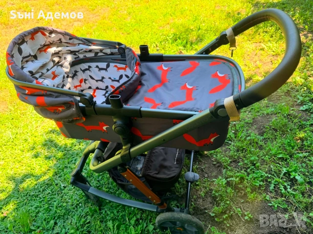 Количка Cosatto Giggle Quad 3 в 1 Charcoal Mister Fox, снимка 6 - Детски колички - 54897255