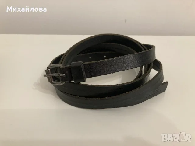 Кожен колан Rifle, нов, черен, размер 90, снимка 5 - Колани - 55573057
