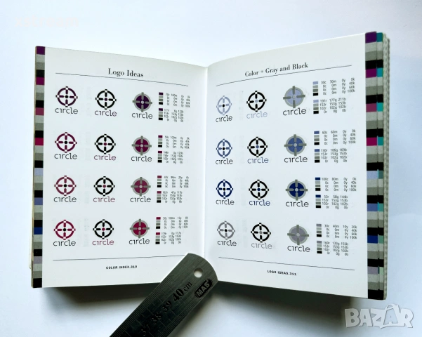 Colour Index: Over 1100 Colour Combinations Специализирано справочно ръководство по Графичен дизайн , снимка 10 - Изкуство, музика, кино и фотография - 55207965