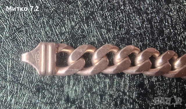 сребърна гривна - 9, снимка 4 - Гривни - 54304066