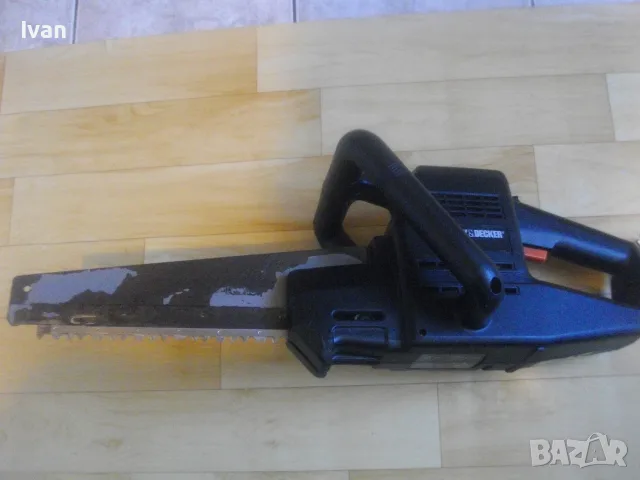 ЕЛ. ТРИОН РЕЗАЧКА ЗА ТУХЛИ ГАЗОБЕТОН И ДЪРВА С НОЖ ЗА YTONG ПОЧТИ НОВ BLACK DECKER BD 380 НЕМСКИ , снимка 3 - Други инструменти - 55694745