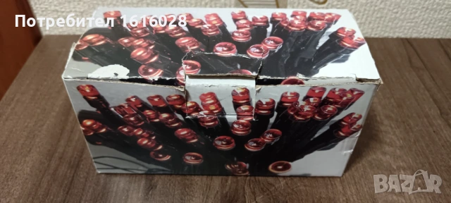 Герлянд със червени лампички със соларен панел., снимка 7 - Соларни лампи - 54185492