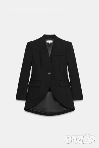 Дамски черен блейзър Zara