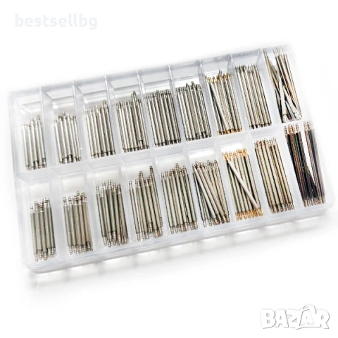 Комплект патенти за часовници 18-22мм стоманени щифтове за каишки ремонт часовникари инструмент, снимка 4 - Други инструменти - 54110007