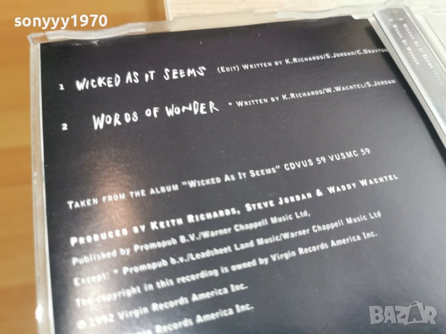 KEITH RICHARDS CD-ВНОС GERMANY 2805261738H2E6R, снимка 5 - CD дискове - 54702020