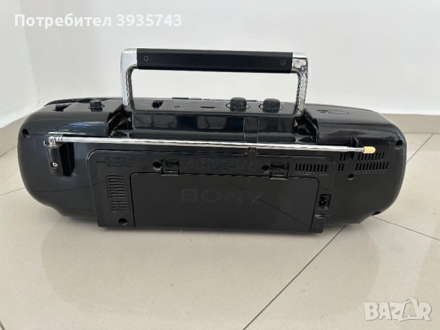 Sony boombox Japan отличен, снимка 4 - Радиокасетофони, транзистори - 54576841