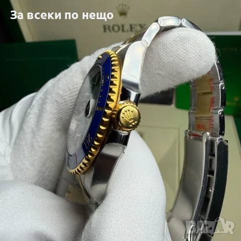 Rolex Submariner Bluesy Мъжки Часовник С Кутия Документи И Подаръчна Чанта Код Chronolux55, снимка 12 - Мъжки - 55649105