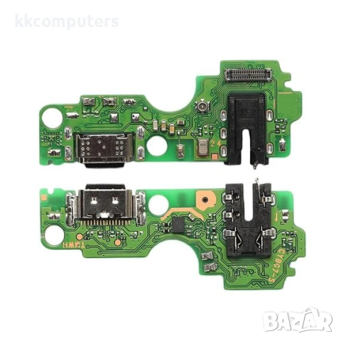 Конектор зареждане за TECNO Spark 20C (KG7N) на платка с микрофон и компоненти