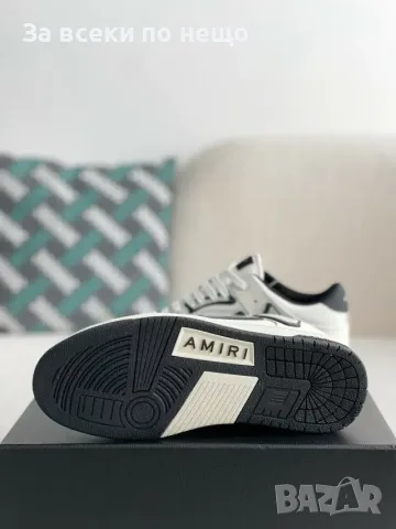 Amiri Skel Top Low Sneakers "White/Black" Унисекс👟Дамски Маратонки👟Мъжки Маратонки Код ch17, снимка 4 - Маратонки - 55412960