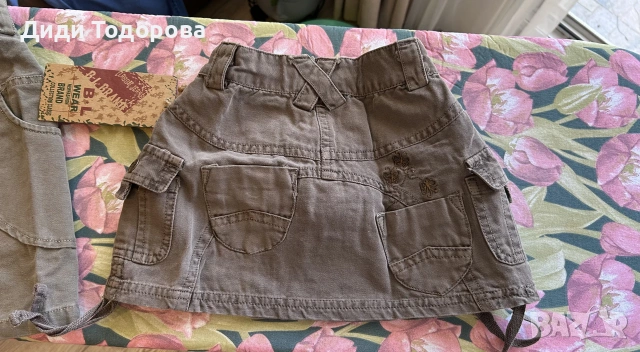 Нови спортно-елегантни памучни поли с етикети B.L. Wear - Карго стил, снимка 3 - Поли - 55160467