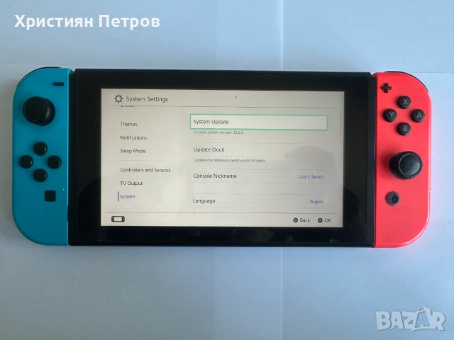 Игрална конзола - NINTENDO SWITCH - Joy-Con Blue / Red - HAC-001, снимка 4 - Nintendo конзоли - 55077418