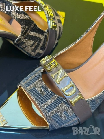 Fendi 💎Дамски Сандали , снимка 6 - Сандали - 54541780