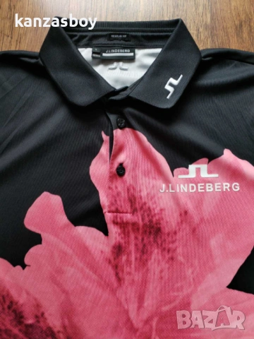j.lindeberg tour tech golf polo - мъжка дизайнерска тениска КАТО НОВА Л, снимка 10 - Тениски - 54208234
