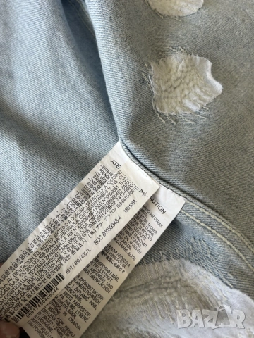 Мъжка риза ZARA (дънков плат), снимка 10 - Ризи - 55468194