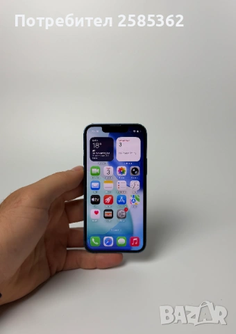 iPhone 13 mini 128 Gb Blue | 100% Батерия| Перфектен технически, снимка 2 - Apple iPhone - 54769403