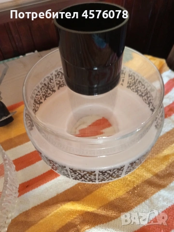 нощна лампа с масивен стъклен абажур, снимка 4 - Антикварни и старинни предмети - 54112284