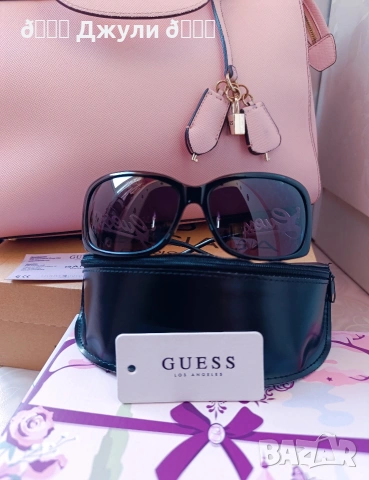 Ефектни слънчеви очила Guess с камъни, снимка 2 - Слънчеви и диоптрични очила - 53977249