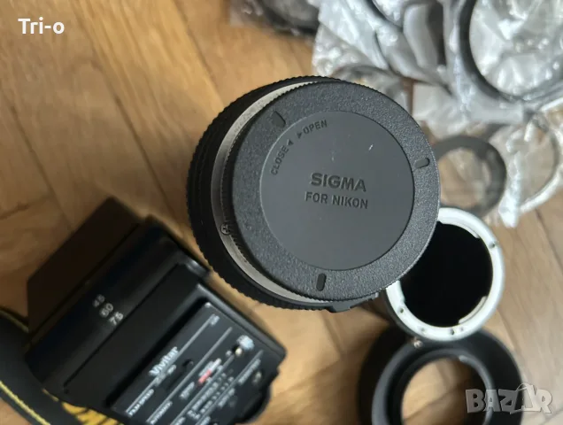 Nikon D5100 + светкавица, 2 обектива, 2 батерии, аксесоари и раница Lowepro, снимка 7 - Фотоапарати - 55598307