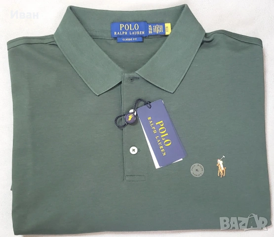 Нова оригинална фланелка Polo Ralph Lauren classic fit - размер XL, L, M - 100% памук, снимка 13 - Тениски - 54079707
