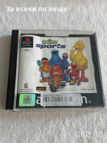 Sesame Street Sports  , игра за playstation 1 ps1 плейстейшън 1