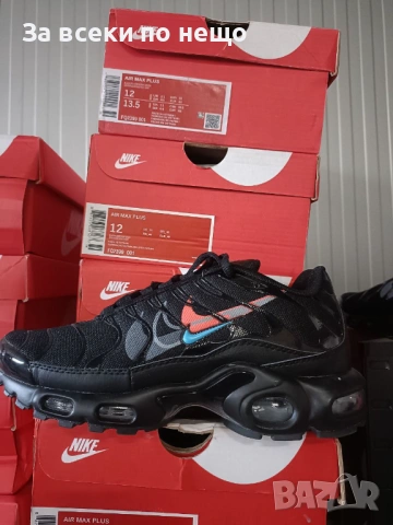 Nike Air Max Plus Black Мъжки Маратонки С Кутия👟Мъжки Спортни Обувки Код Maratonki Size I.-15