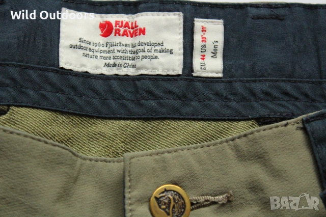 FJALLRAVEN Keb shorts - мъжки къси панталони, размер 46 (S), снимка 5 - Спортни дрехи, екипи - 54742043