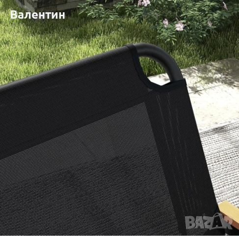 Двуместна сгъваема къмпинг пейка Outsunny, снимка 10 - Къмпинг мебели - 55104140