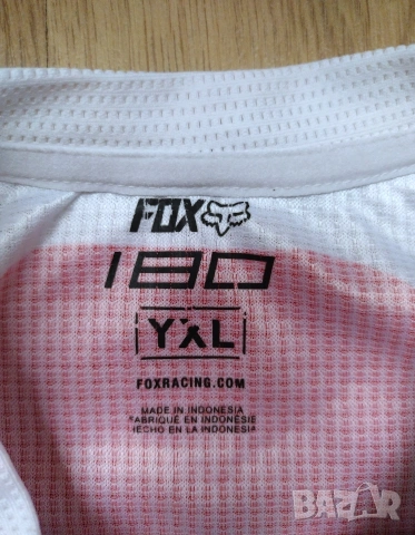 Fox Racing 180 Sayak - Moto Jersey Мото крос, снимка 5 - Аксесоари и консумативи - 55156239