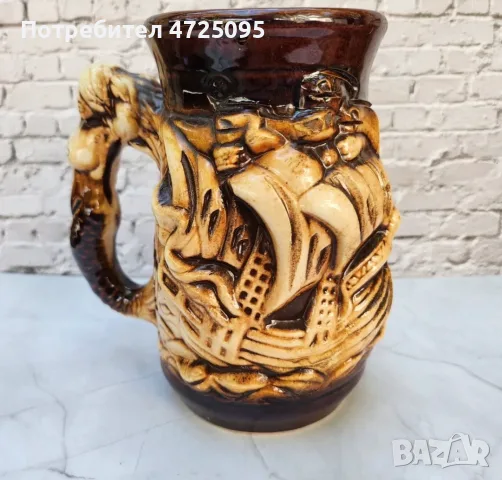 Керамична халба, снимка 3 - Чаши - 55419510