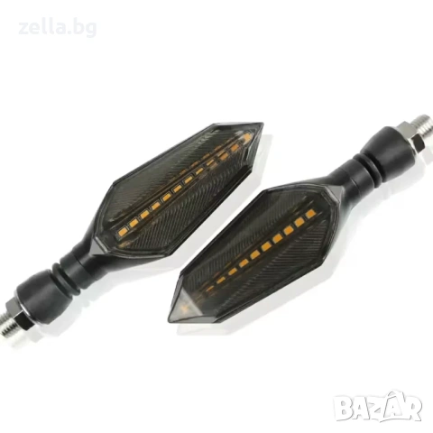 Комплект 2 броя динамични LED мигачи за електрическа тротинетка и скутер 36V-72V, IP67 10347, снимка 13 - Части за велосипеди - 54672451