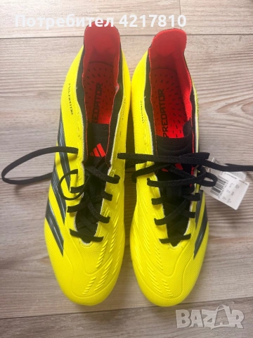 Adidas Predator League FG 46⅔ EU – Чисто нови с етикет, снимка 2 - Футбол - 54886365