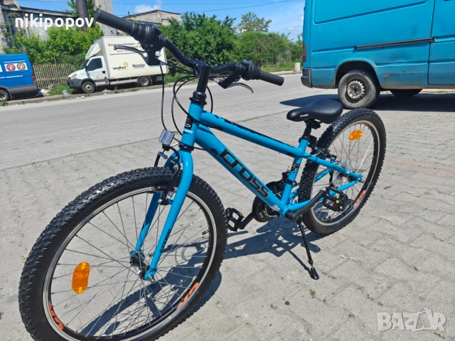 CROSS Велосипед 24" SPEEDSTER син, снимка 4 - Велосипеди - 54493383