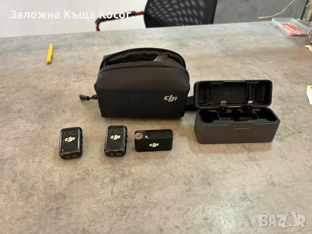 dji mic 2 ресивъра + Кейс за зареждане