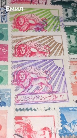 Марки Иран 1950-1971, снимка 2 - Филателия - 55105172