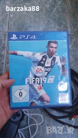 PS4 FAT 500 gb + 2 джойстика + кабели + игра, снимка 5 - PlayStation конзоли - 55032798