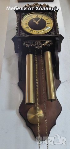 Механичен стенен часовник, снимка 3 - Стенни часовници - 54967067