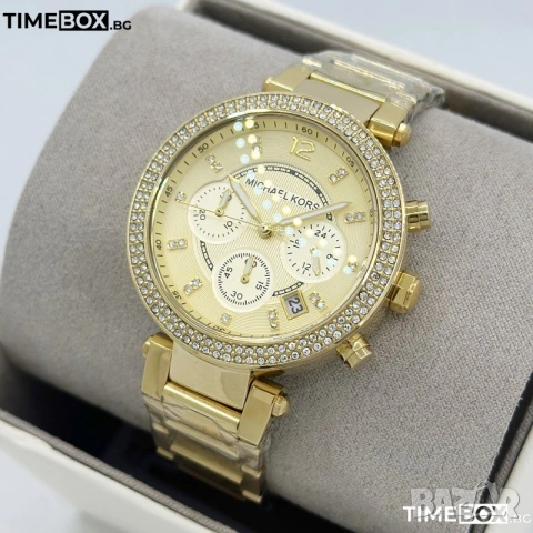 Michael Kors MK5354 Parker Gold Chronograph, снимка 3 - Дамски - 38810665