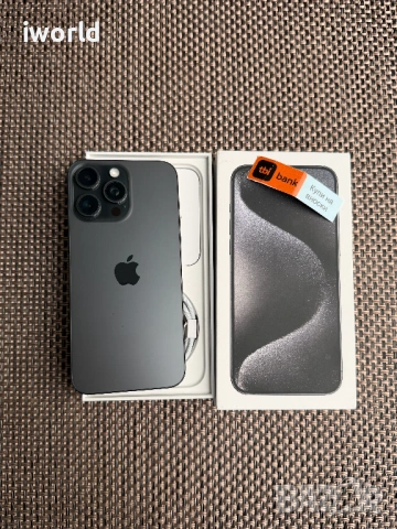 ⛔️100% БАТЕРИЯ⚠️ iPhone 15 PRO MAX ❗️Лизинг от 28€/мес ❗️256GB Black Titanium❗️ 