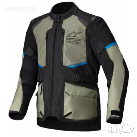 Текстилно мото яке ALPINESTARS ANDES AIR BLK/GRY/BLUE, снимка 2 - Аксесоари и консумативи - 54482755