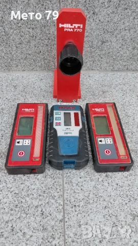 Hilti PRA 20 Приемник за ротационен лазер и Bosch LR 1,Стойка