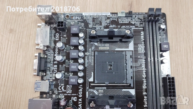 ASUS A68HM-K, снимка 2 - Дънни платки - 55044330