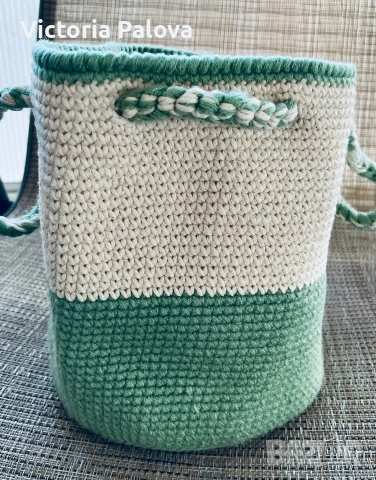 Оригинална еко чанта Cabuya Shigra Bucket Bag – La Ñaña Guayusa, снимка 2 - Чанти - 55161981