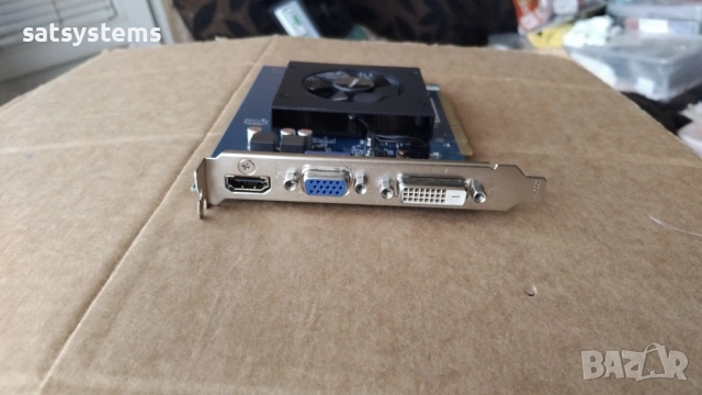 Видео карта NVidia GeForce Gigabyte GT710 HDMI 1024MB GDDR5 64bit PCI-E, снимка 2 - Видеокарти - 54568954