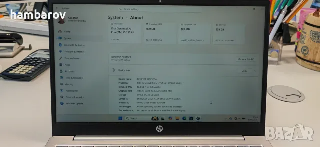 Супер лаптоп HP Pavilion с 10-ядрен Intel Core i5-1335U и 14'' FHD 256 GB SSD 16GB Windows 11, снимка 3 - Лаптопи за работа - 55482915