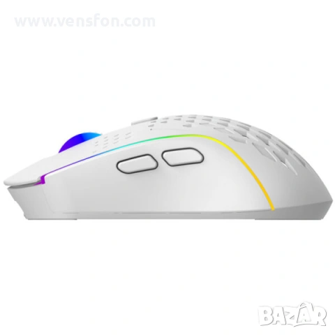 Безжична геймърска мишка Proove Buzz, RGB, 800DPI - 4800DPI, бяла WMBU00022402, снимка 2 - Клавиатури и мишки - 54690287