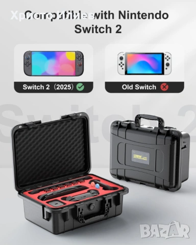 Твърд калъф за съхранение за Nintendo Switch 2, снимка 3 - Аксесоари - 54391042