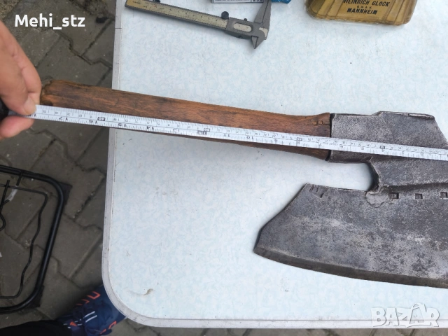 Голяма брадва 18/19 век. , снимка 6 - Антикварни и старинни предмети - 54606109
