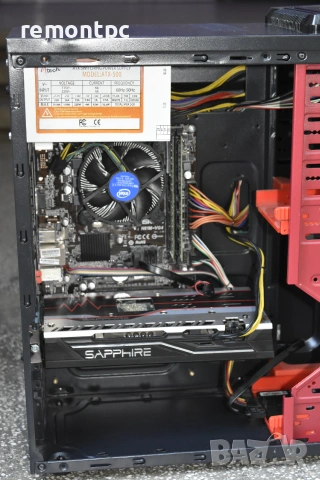 Компютър за игри и програми - I5 4460 , 16 GB DDR3 , RX 580  4GB SSD, снимка 9 - Геймърски - 55061084